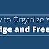 How to Organize Your Fridge and Freezer #infographic
