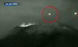 Sosok UFO Muncul Dikawah Gunung Berapi di Meksiko