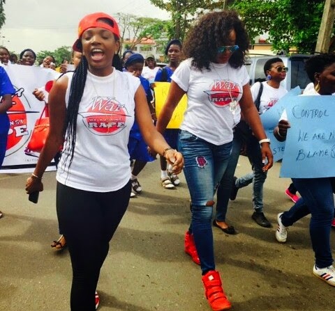 6 Ini Edo, Annie Idibia, Emmanuel Ikubuese, others walk against rape