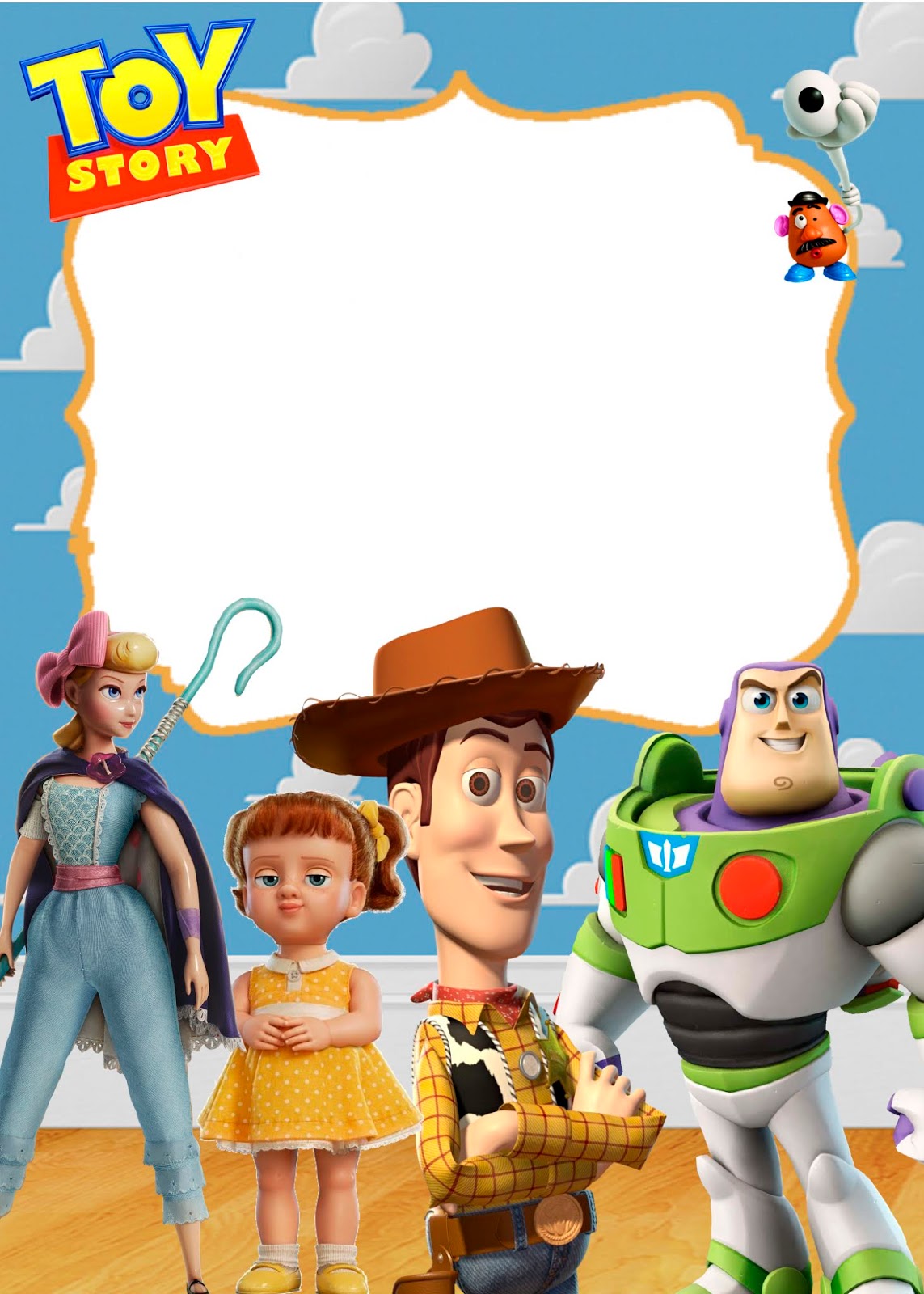 Decoração de festa Toy Story 4 Grátis