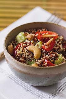 Salada de quinoa