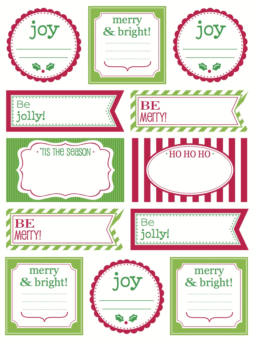 SRM Stickers Christmas Gift Wrap by Deana