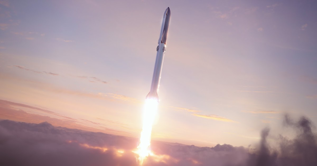Falcon Heavy witing for space by SpaceX