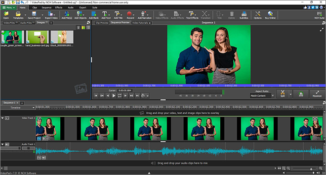 green screen video editing software
