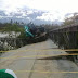 Jembatan Pante Dona Hampir Ambruk Gara-gara Truk Pembawa Escavator
