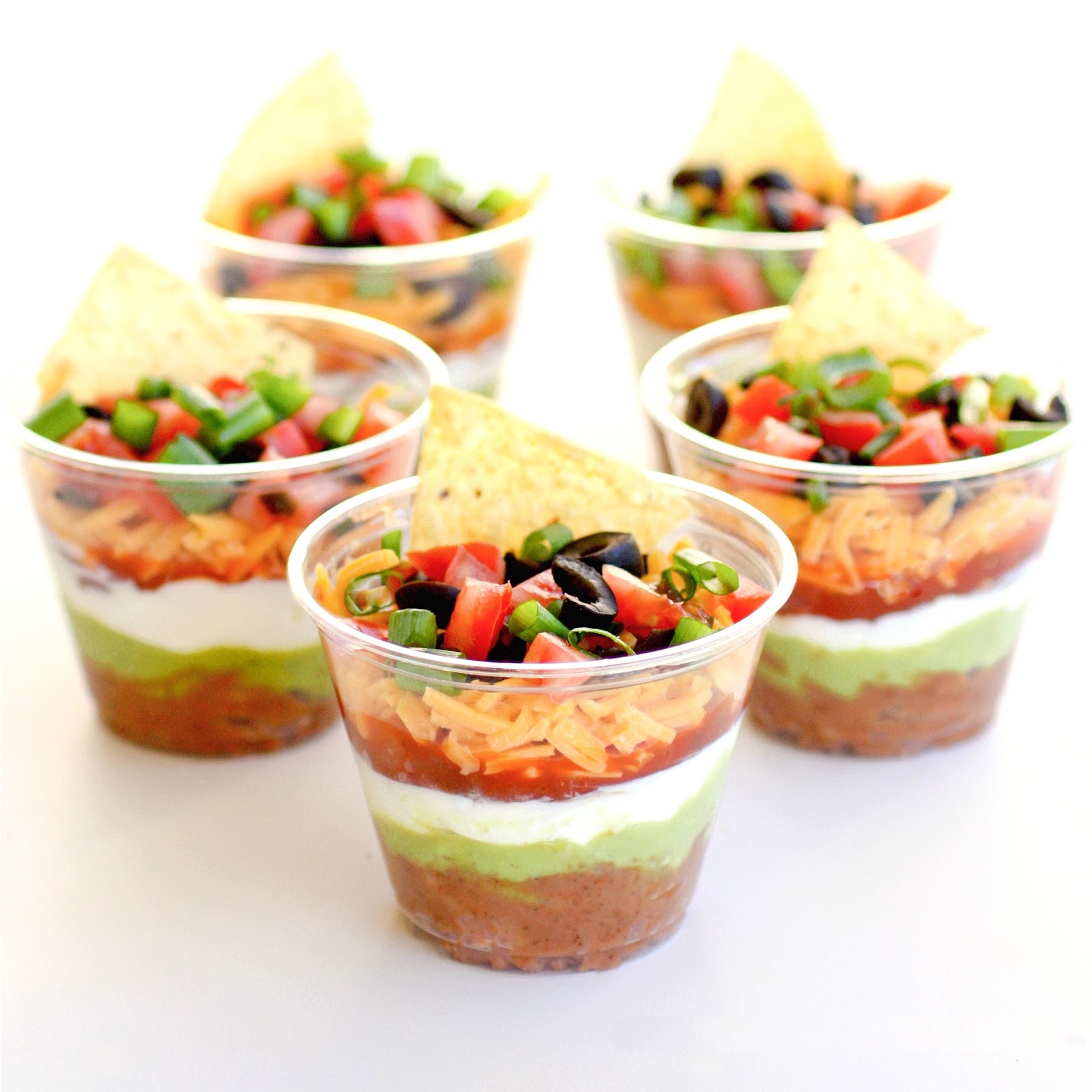 Mini 7 Layer Dips