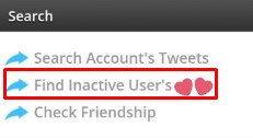 5. Klik search find inactive user's.