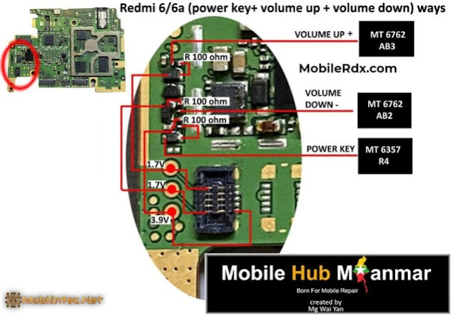 4 Step Repair Power Key And Volume Key Xiaomi Redmi 6A 4 Step Repair Power Key And Volume Key Xiaomi Redmi 6A