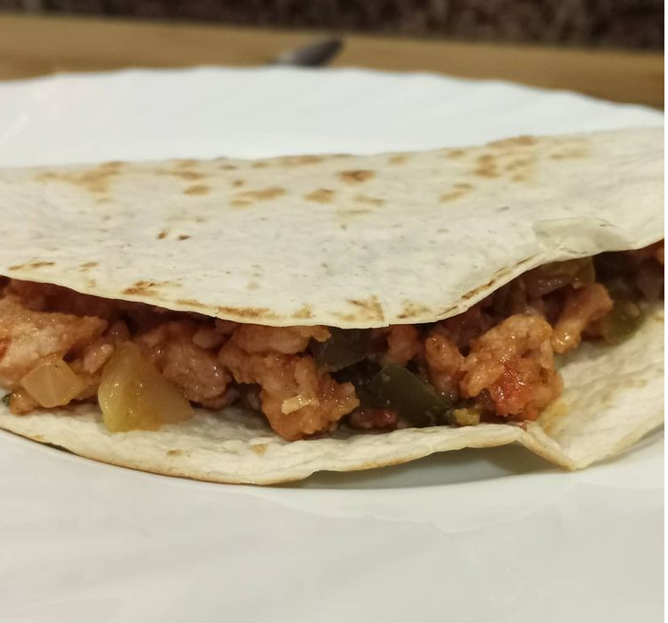Quesadillas con carne picada