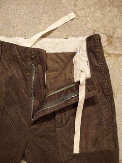 Engineered Garments "Rugby Short & Fatigue Short in Olive 14W Corduroy" Spring/Summer 2015 SUNRISE MARKET