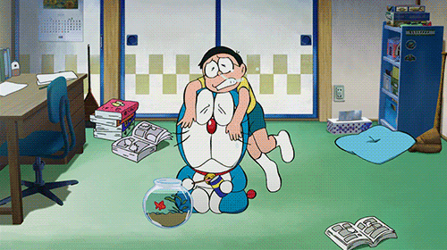 Kumpulan Gambar  Animasi Kartun Doraemon Bergerak Gambar  