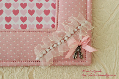 Набор для малышки: мягкая рамка и коробочка