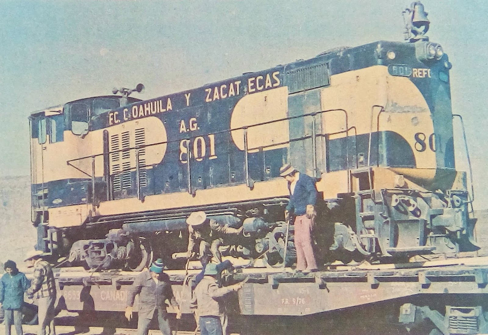 Conoce Saltillo La Máquina 801 del Coahuila y Zacatecas