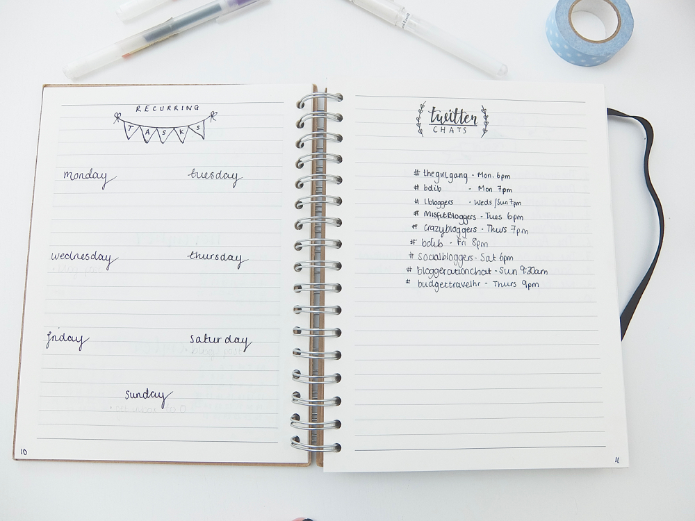 Bullet Journal Setup | See more on www.hannahemilylane.com