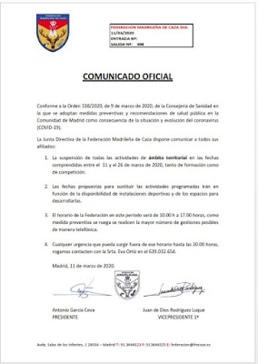 caza Madrid caza Madrid