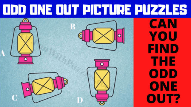 Odd One Out Picture Riddles: Test Your Visual Acumen