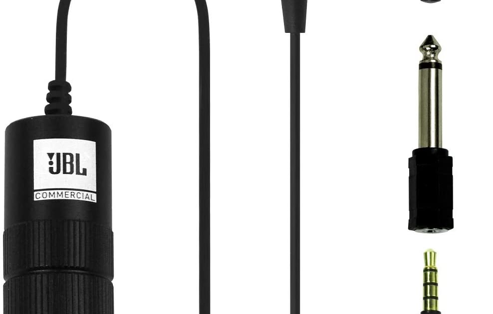 JBL Commercial CSLM20B Omnidirectional Lavalier Microphone with Battery