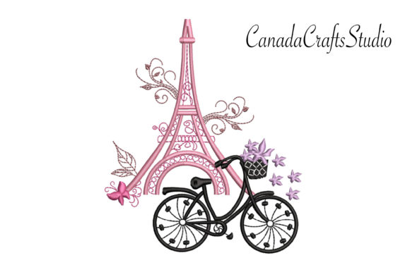 Eiffel tower  bike  download free svg cut files