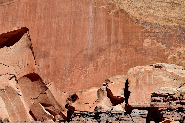 Utah- Petroglyphs near Capitol Reef National Park