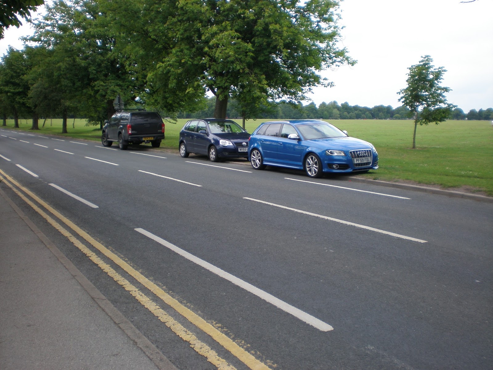 The Stray Today Oatlands Drive a long thin car park?