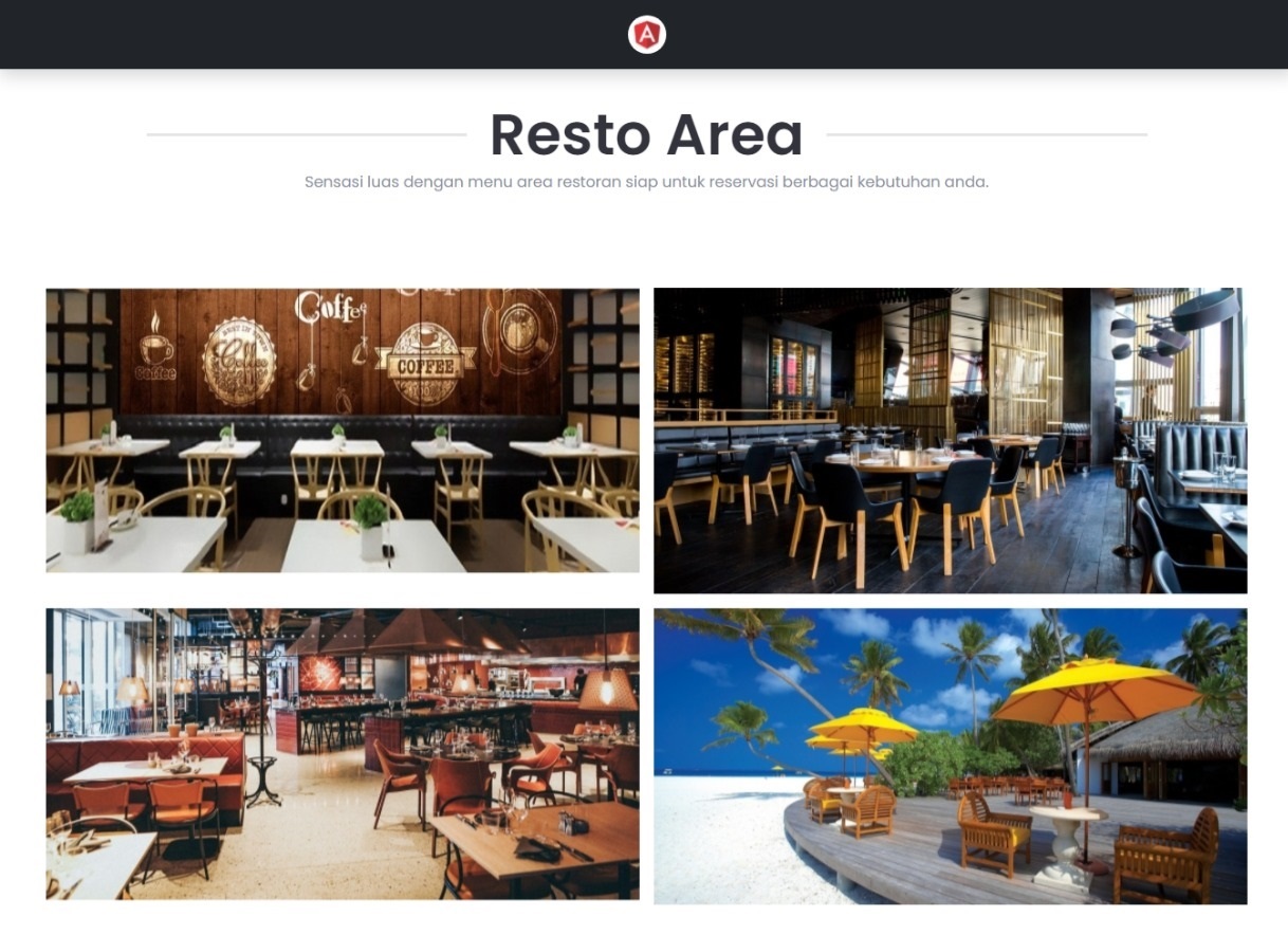 website cafe rumah makan restoran