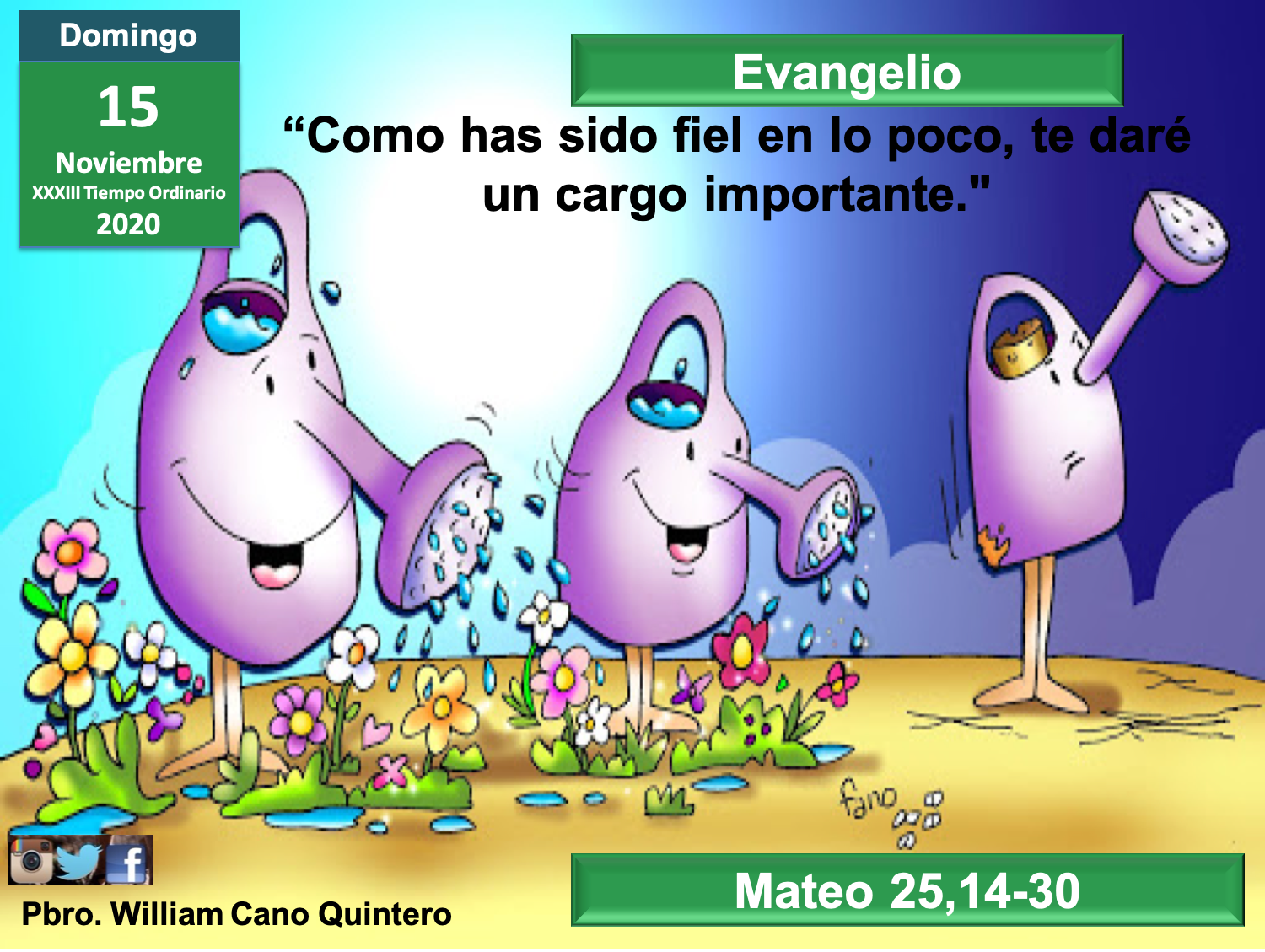 Evangelio Hoy Lecturas de la misa del 15 de noviembre de 2020 y