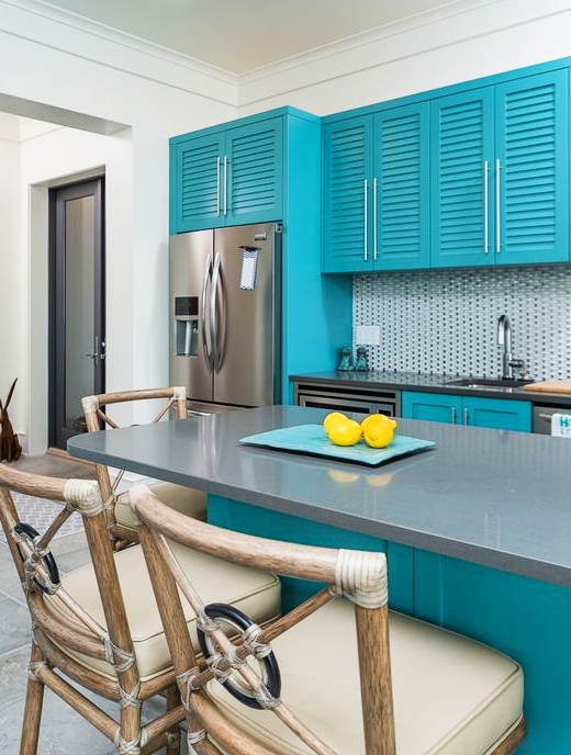 21 Coastal Kitchen Design Ideas Blue Kitchens