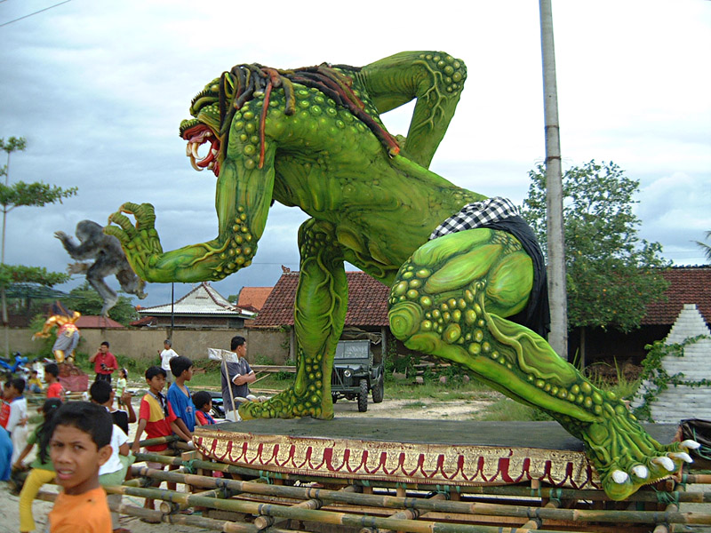Foto Gambar Ogoh-Ogoh Terbagus dan Terbesar di Bali 