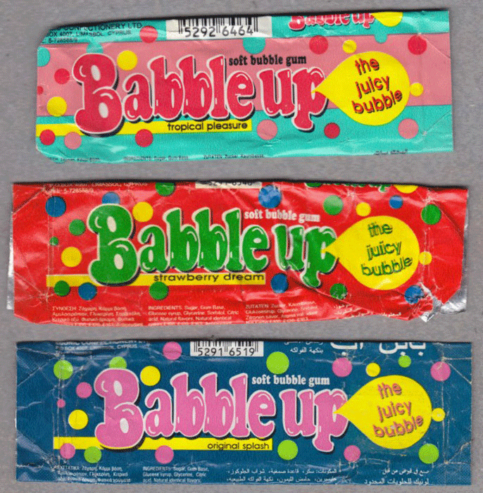 Cuan's curious collections: Bubble gum 5 packs