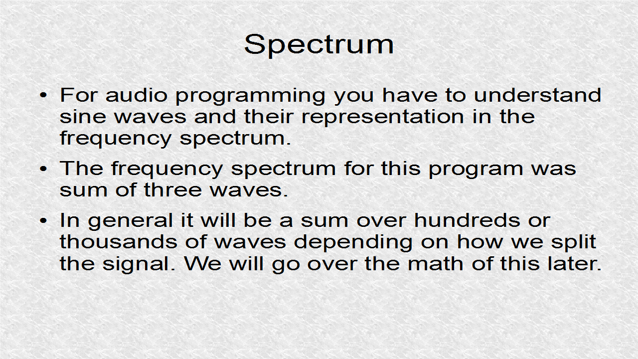 Audio Programming In Python: 2. Creating Audio with PySynth