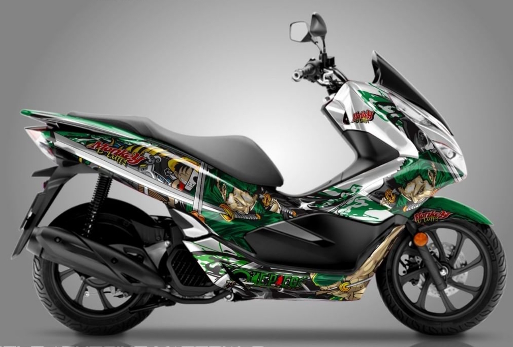 Modifikasi Pcx Warna Putih Original, Polos, Metalik, Mutiara Doff Dll