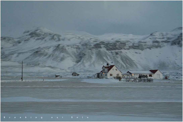 Iceland lone farmhouse