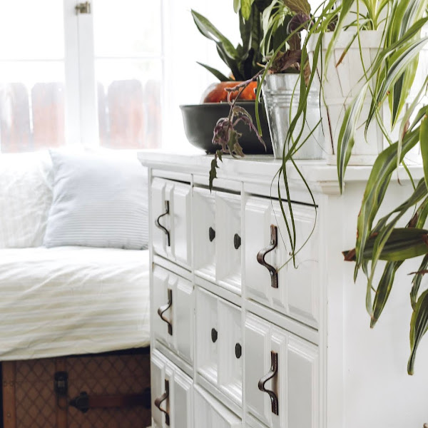 Dresser Makeover With DIY Leather Handles