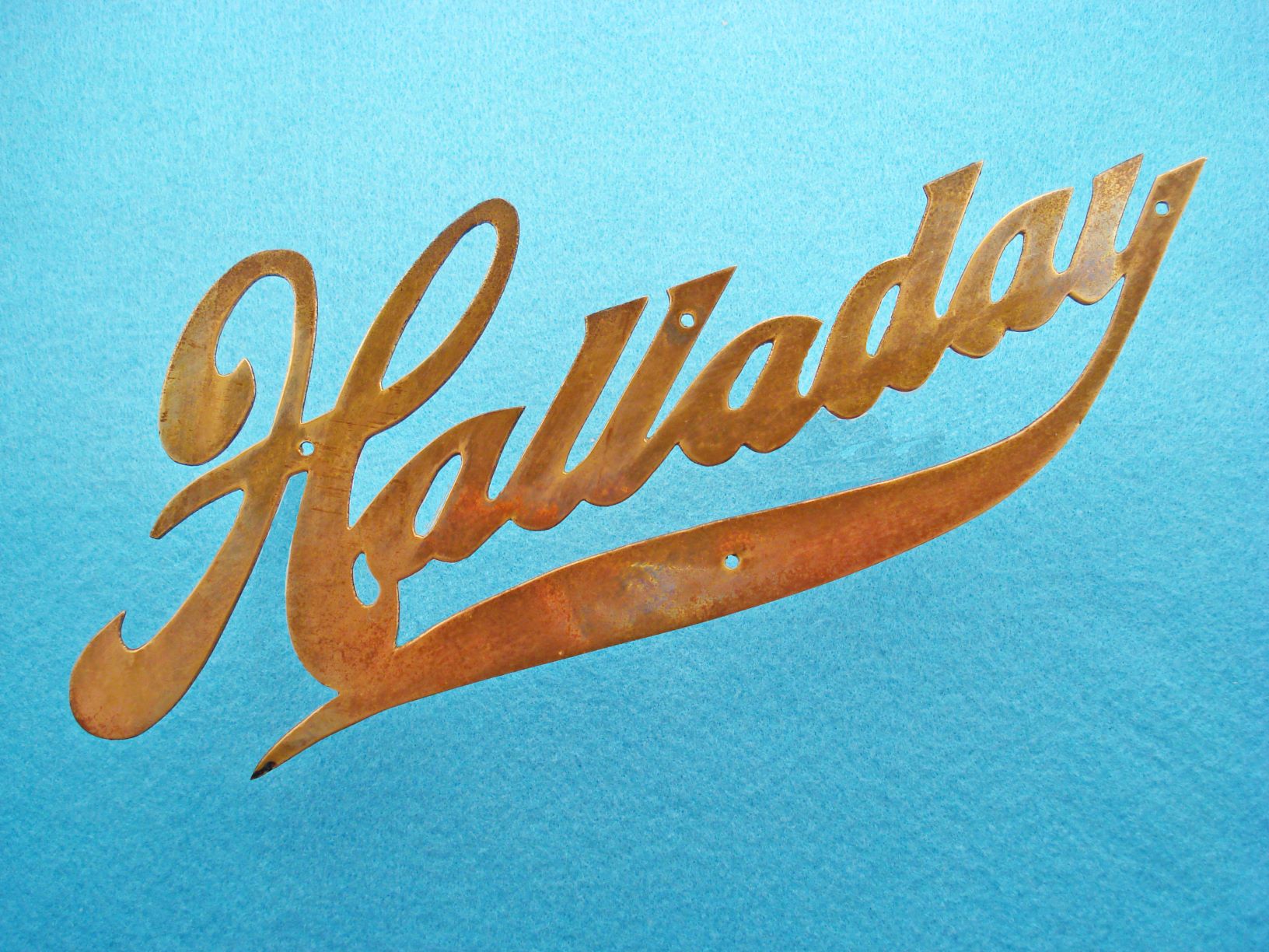 American Auto Emblems: HALLADAY
