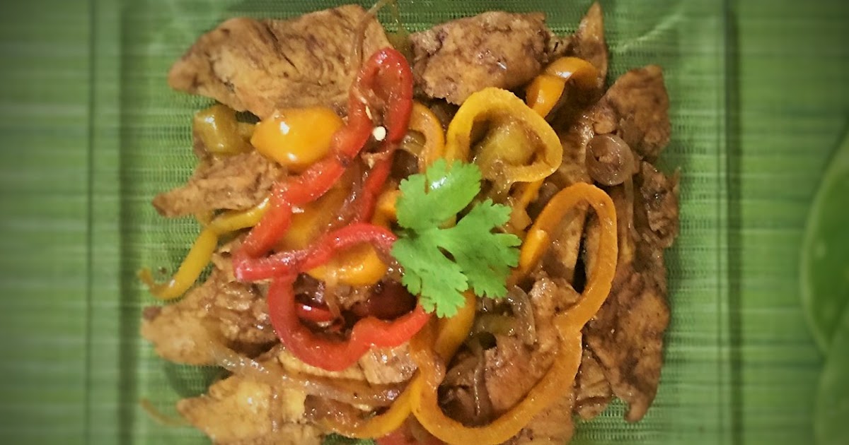 Fajitas de pollo orientales