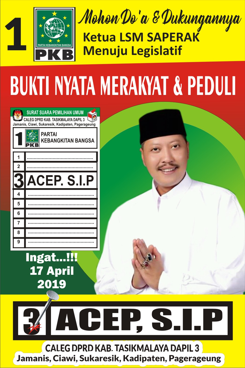 Popular Contoh Baliho Caleg Demokrat Model Stiker Model