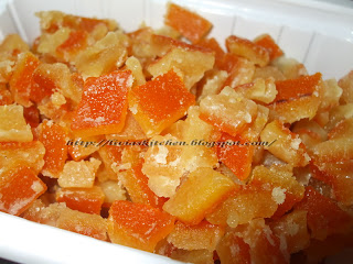 Coaja de portocala confiata