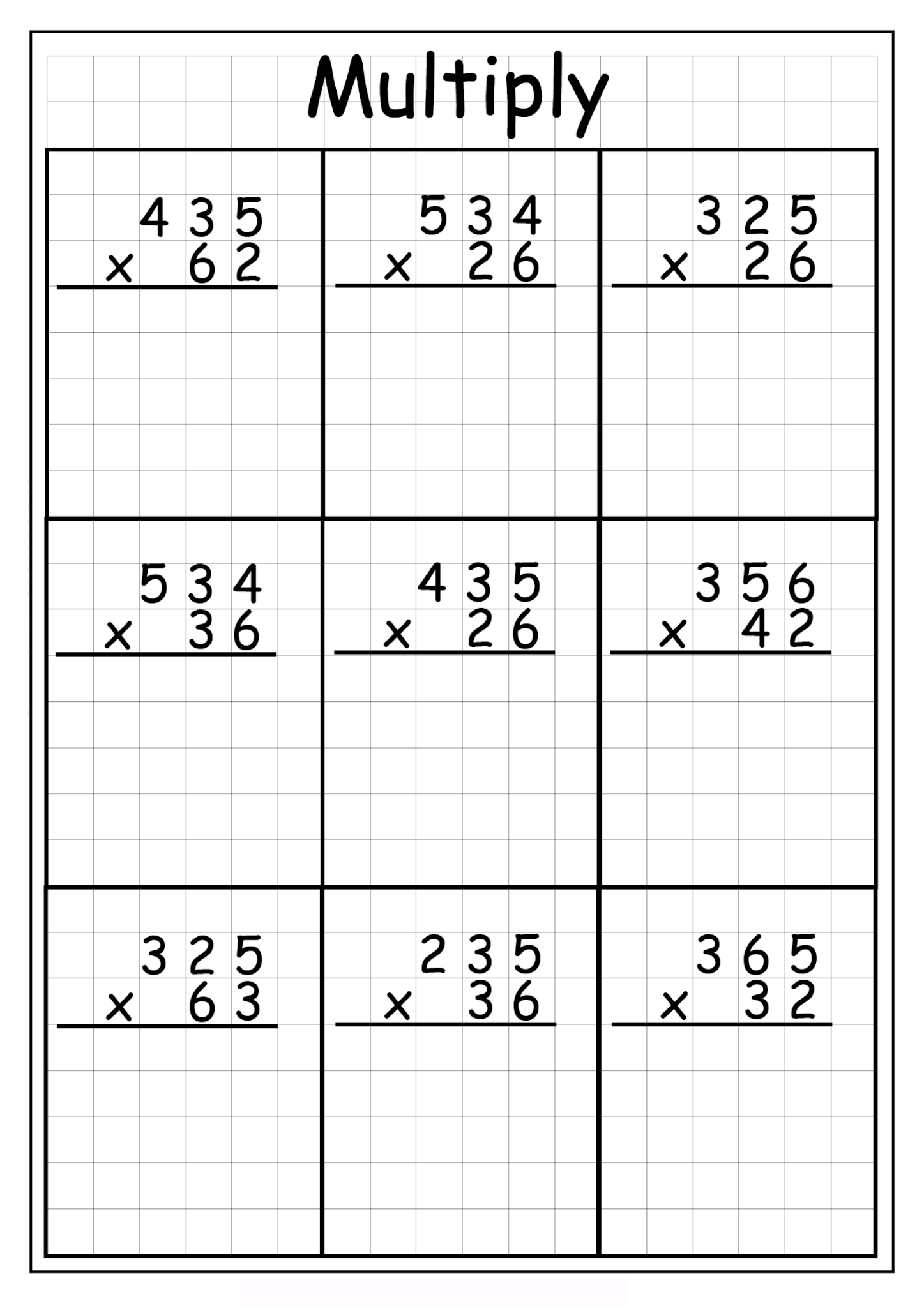 1-digit-multiplication-worksheets