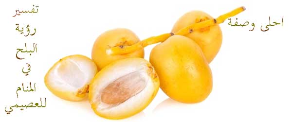 تفسير حلم رؤية البلح في المنام للعصيمي