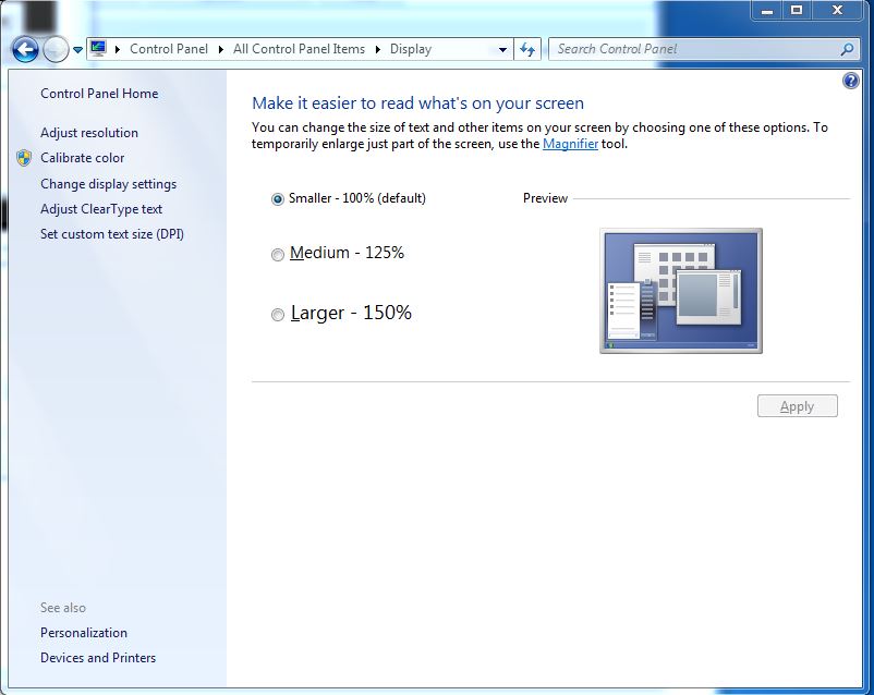 Random Computer stuff: Change Outlook menu font size