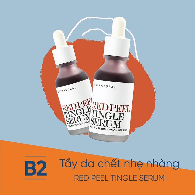 So'Natural Serum trị mụn peel da sinh học Red Peel Tingle Serum 35ml 36 9 SoNatural Serum tri mun peel da sinh hoc Red Peel Tingle Serum 35ml tctshop vn