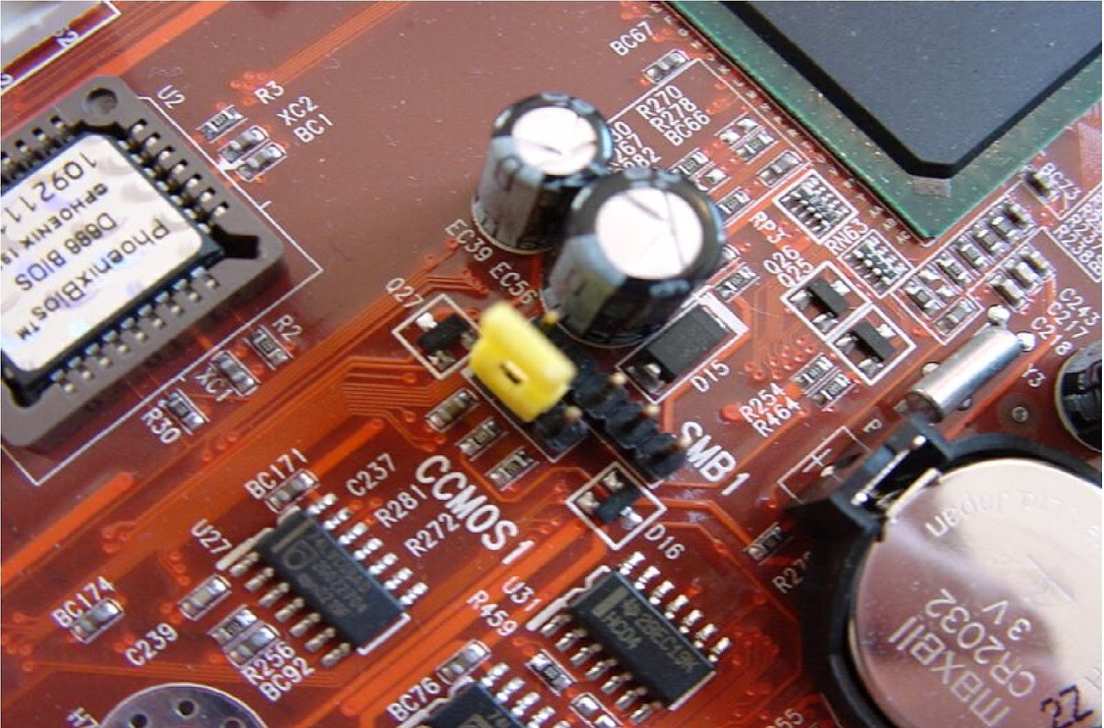 mantenimiento del hardware Jumper mantenimiento del hardware Jumper