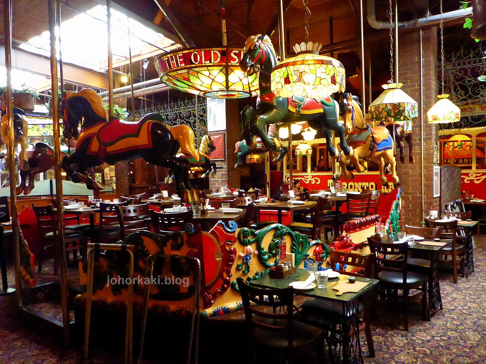 Fun Dining at The Old Spaghetti Factory, The Esplanade, Toronto Tony