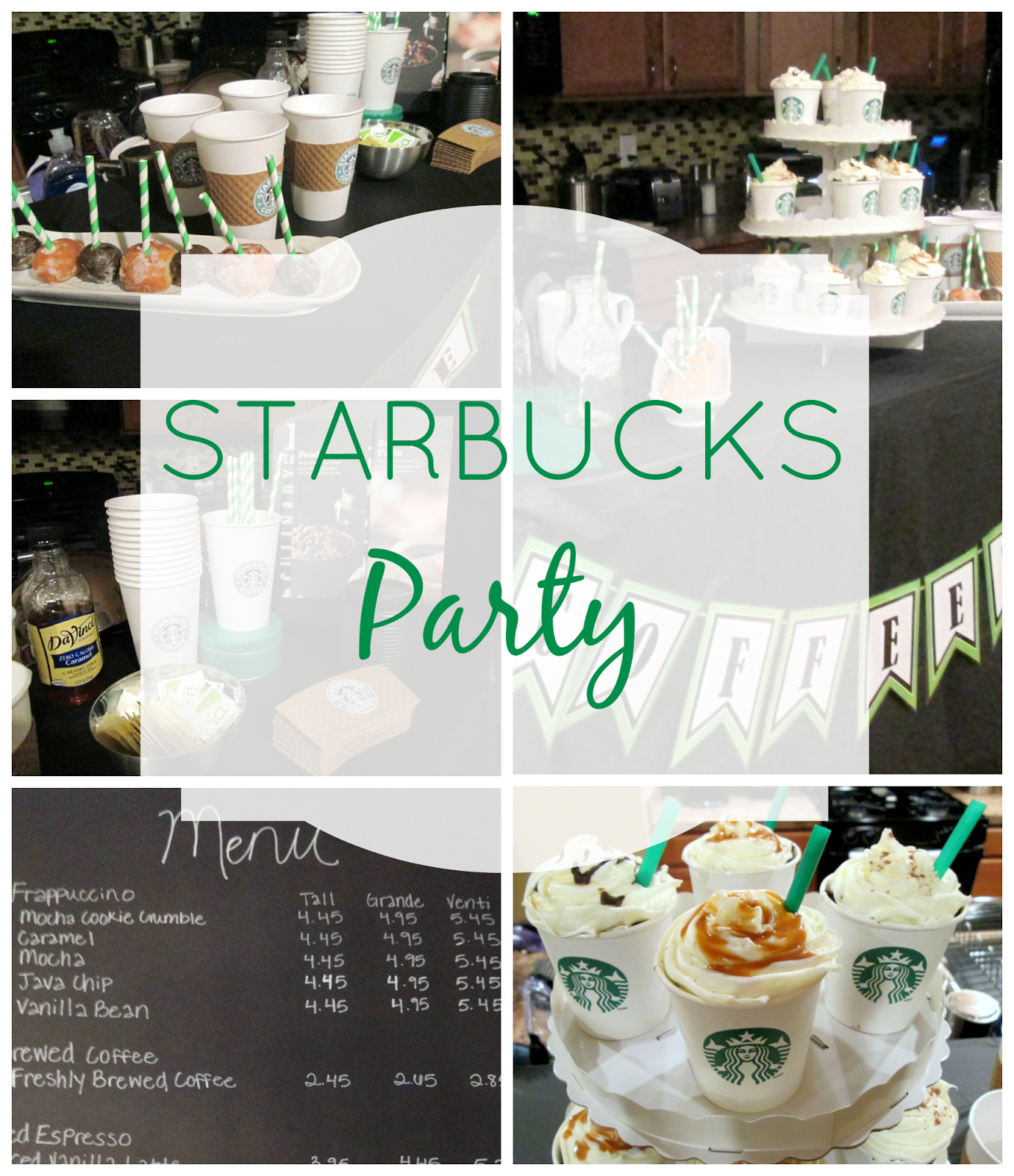 Starbucks Party Starbucks Birthday Party, Birthday Party Design, 13