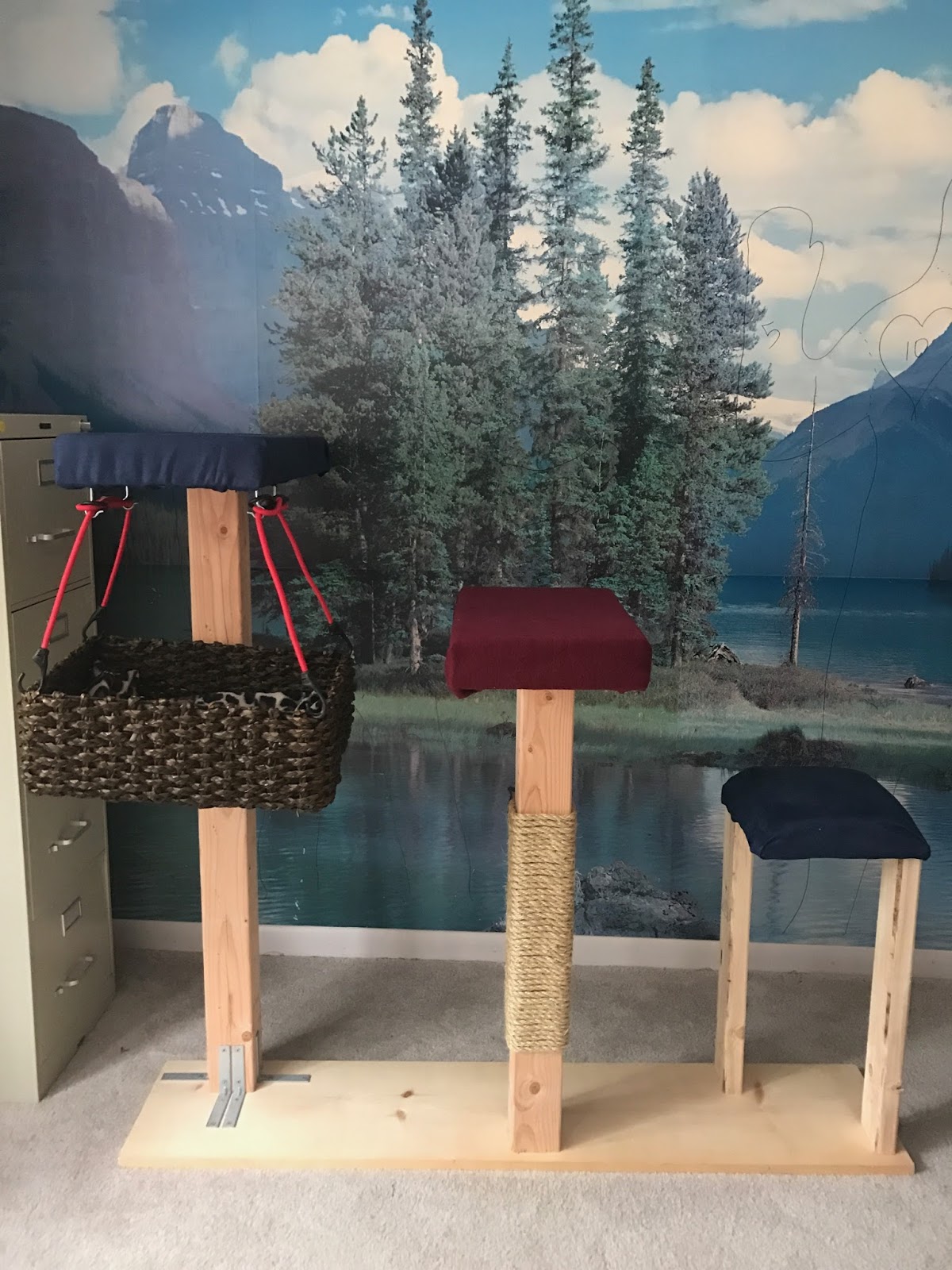 Drew Danielle Design DIY Cat Tower