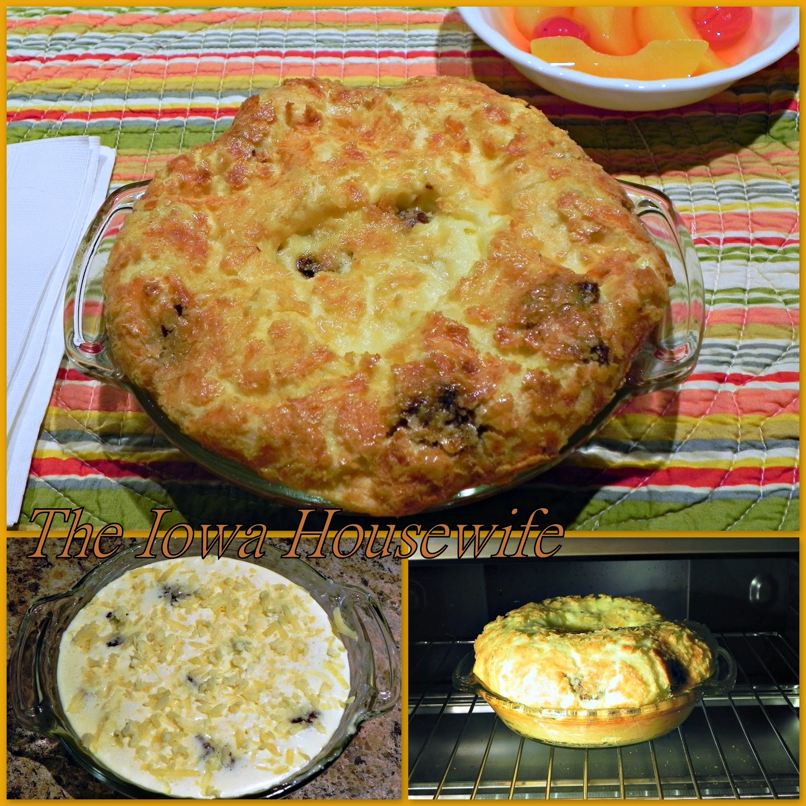 The Iowa Housewife Sausage Breakfast Pie