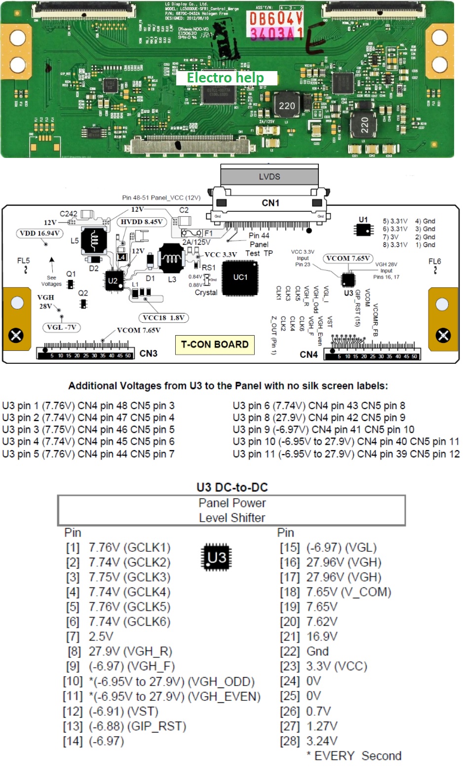 Master Electronics Repair !: LG42LN5200, LG42WT30, LG42WL10 , PANASONIC