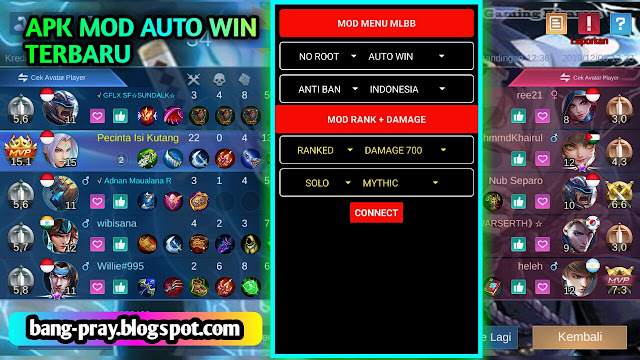 GG Parah !! APK MOD Hack Menu Auto Win Terbaru Patch Lightborn