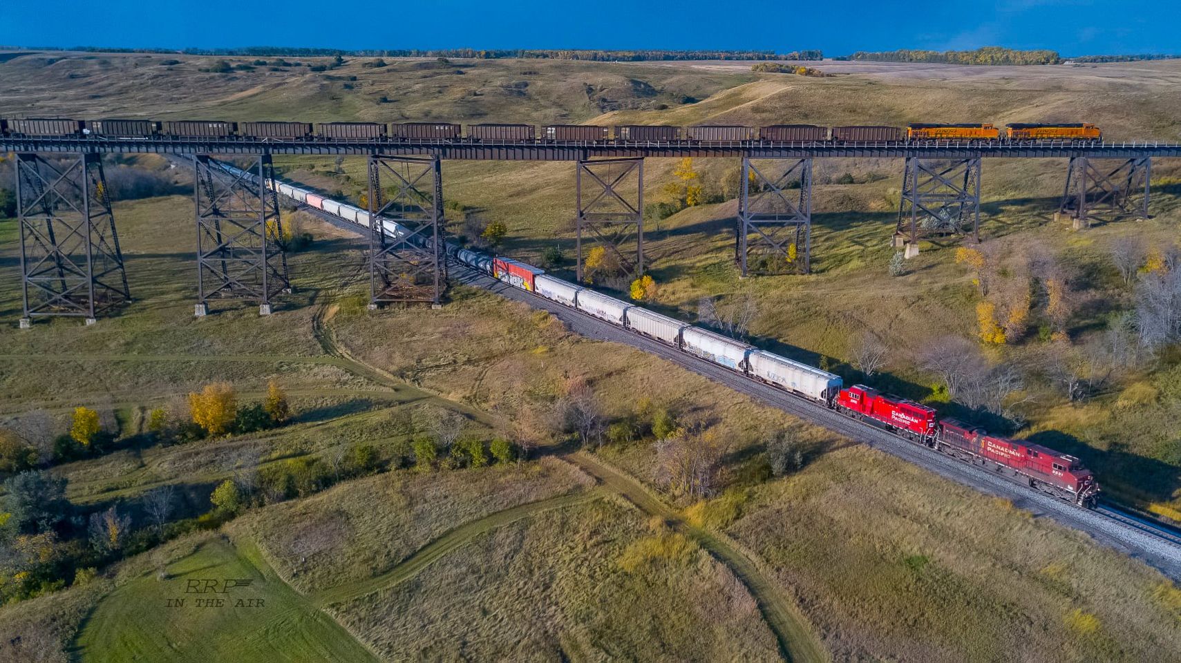 Industrial History 1908 BNSF/NP Highline Bridge over Sheyenne River at