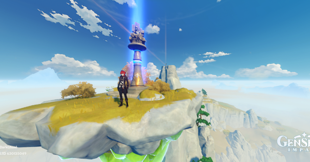 How to get to the floating statue**Genshin Impact